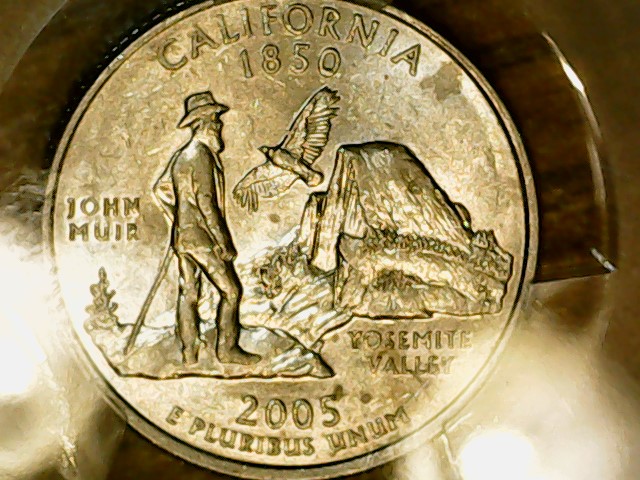 2005--P-California-Quarter-Die-Chip